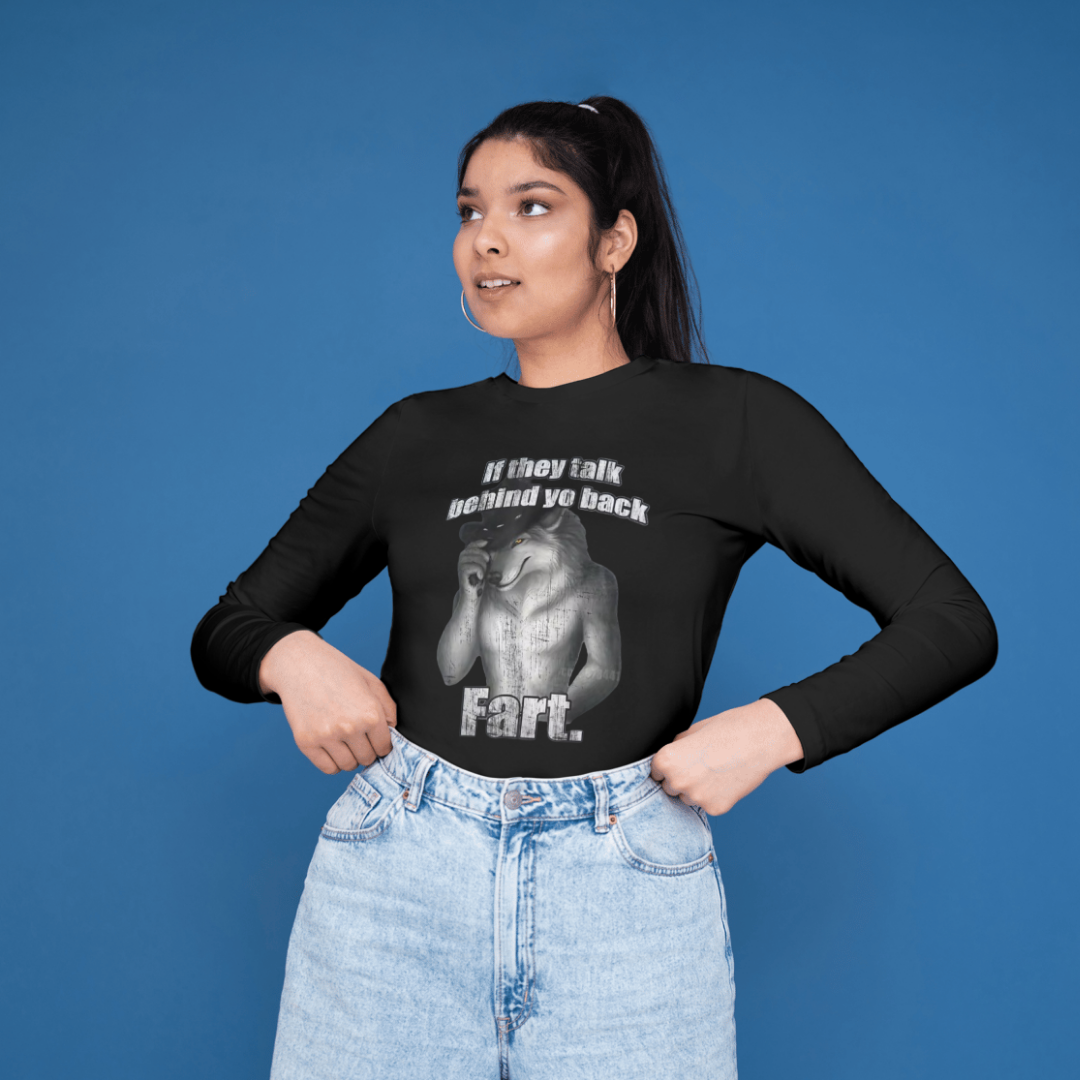 Aura Aesthetics™ 'If They Talk Behind Yo Back, Fart' T-Shirt