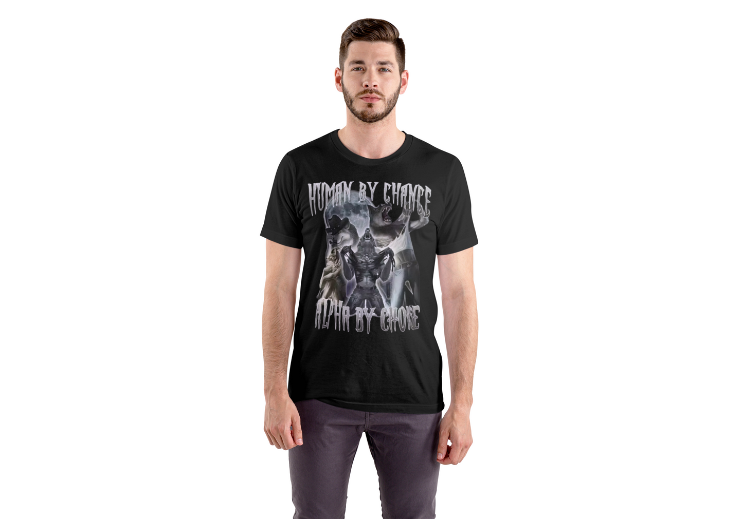 Aura Aesthetics™ 'Human by Chance, Alpha by Choice' T-Shirt